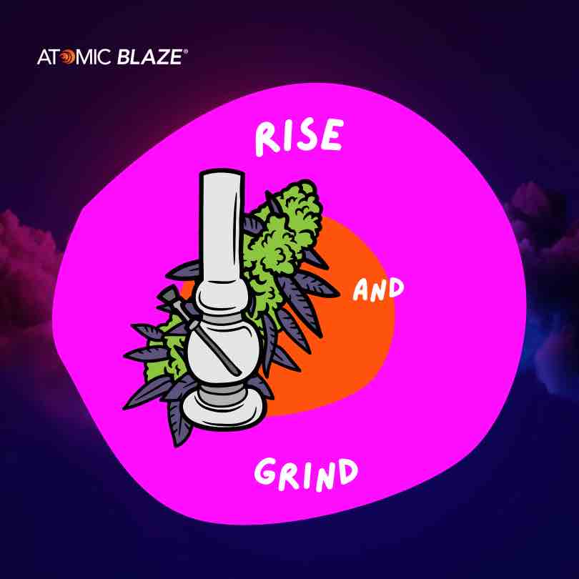 Buy a 5 inch bong in multiple colors from AtomicBlaze, the best online headshop.