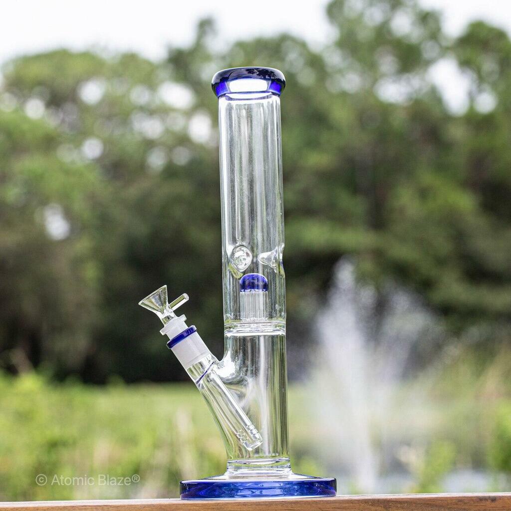 Atomic Blaze Online Smoke Shop suggests How Much Water to Put in a double chamber bong